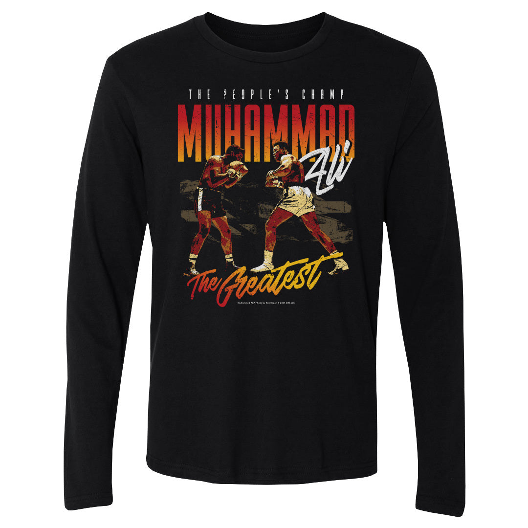 Muhammad Ali Men&#39;s Long Sleeve T-Shirt | 500 LEVEL