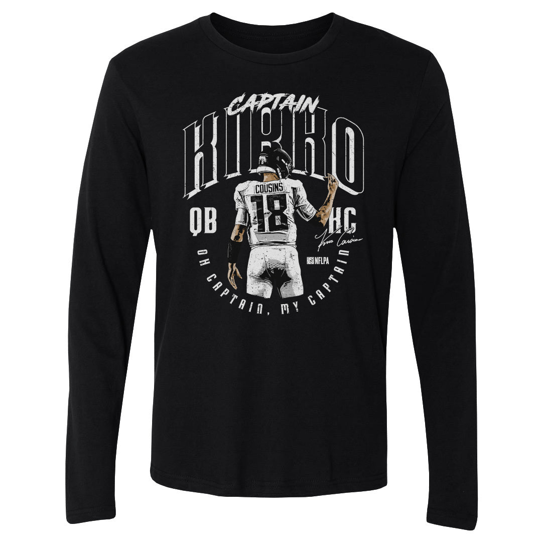 Kirk Cousins Men&#39;s Long Sleeve T-Shirt | 500 LEVEL