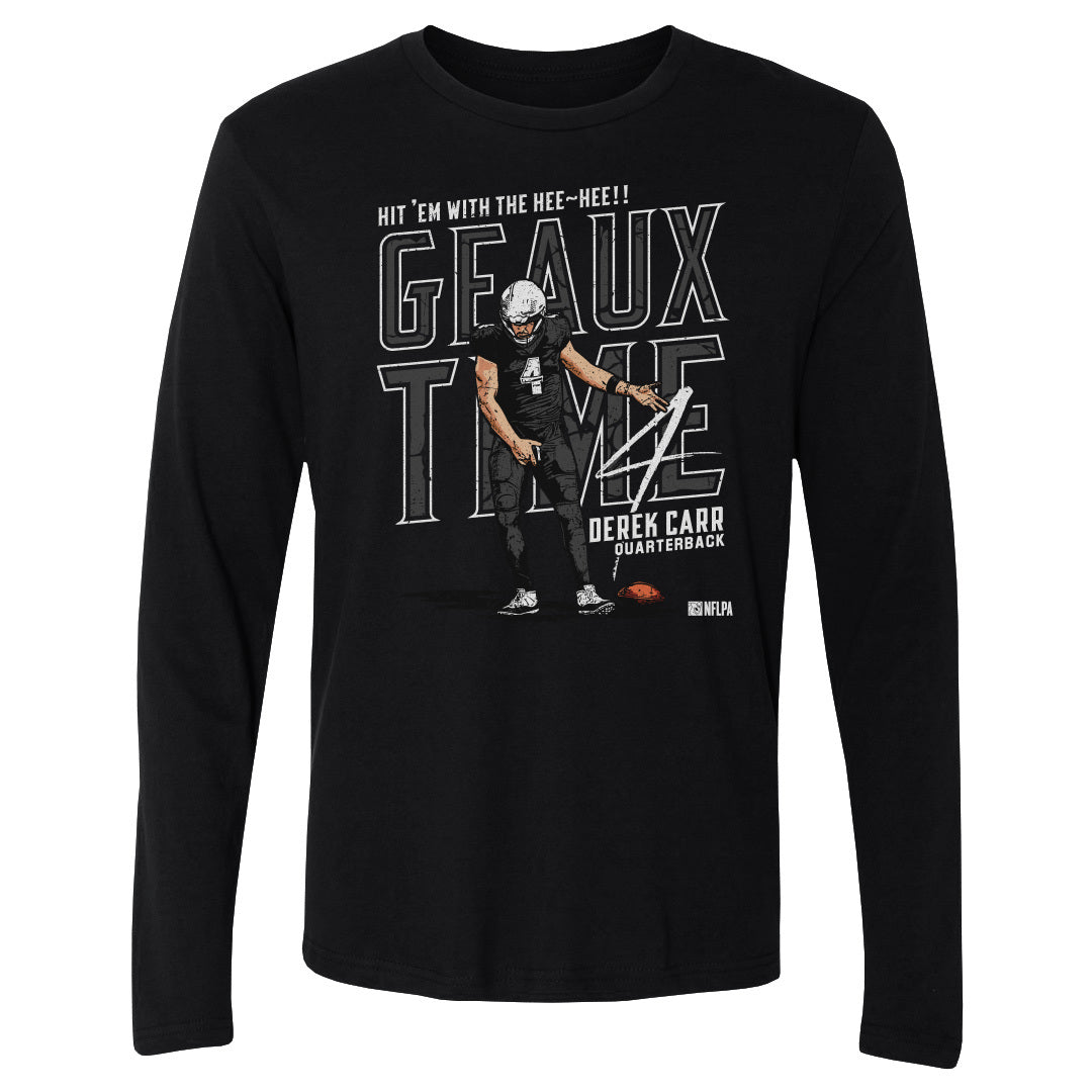 Derek Carr Men&#39;s Long Sleeve T-Shirt | 500 LEVEL