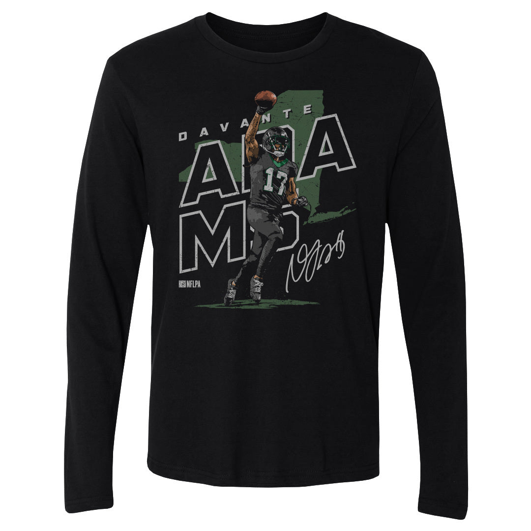 Davante Adams Men&#39;s Long Sleeve T-Shirt | 500 LEVEL