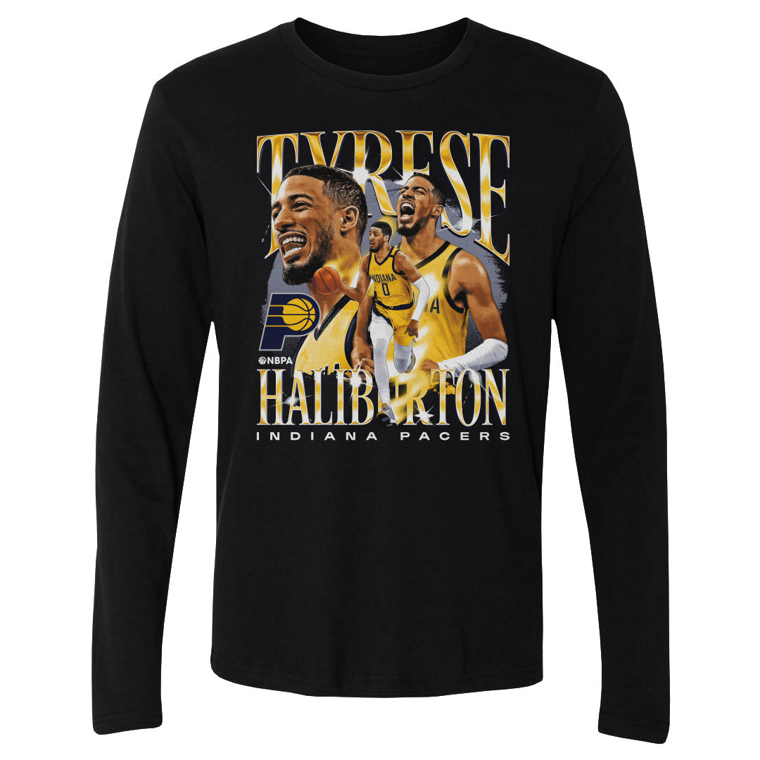 Tyrese Haliburton Men&#39;s Long Sleeve T-Shirt | 500 LEVEL