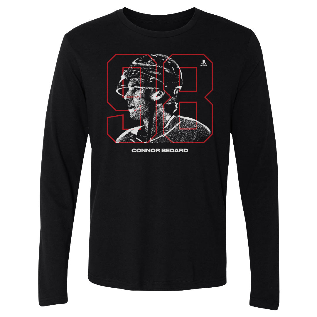 Connor Bedard Men&#39;s Long Sleeve T-Shirt | 500 LEVEL