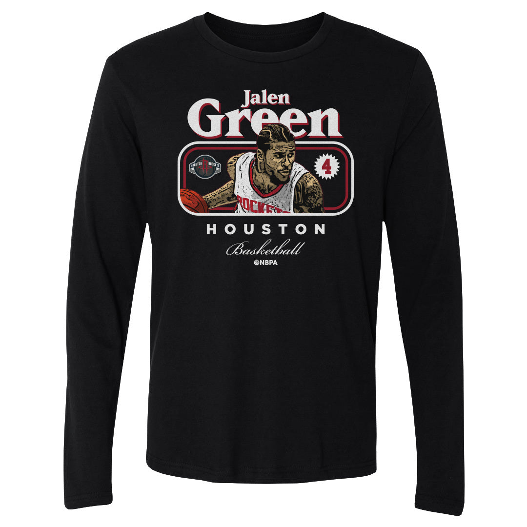 Jalen Green Men&#39;s Long Sleeve T-Shirt | 500 LEVEL