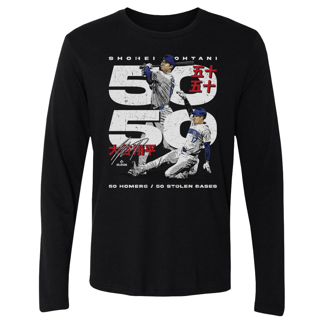 Shohei Ohtani Men&#39;s Long Sleeve T-Shirt | 500 LEVEL