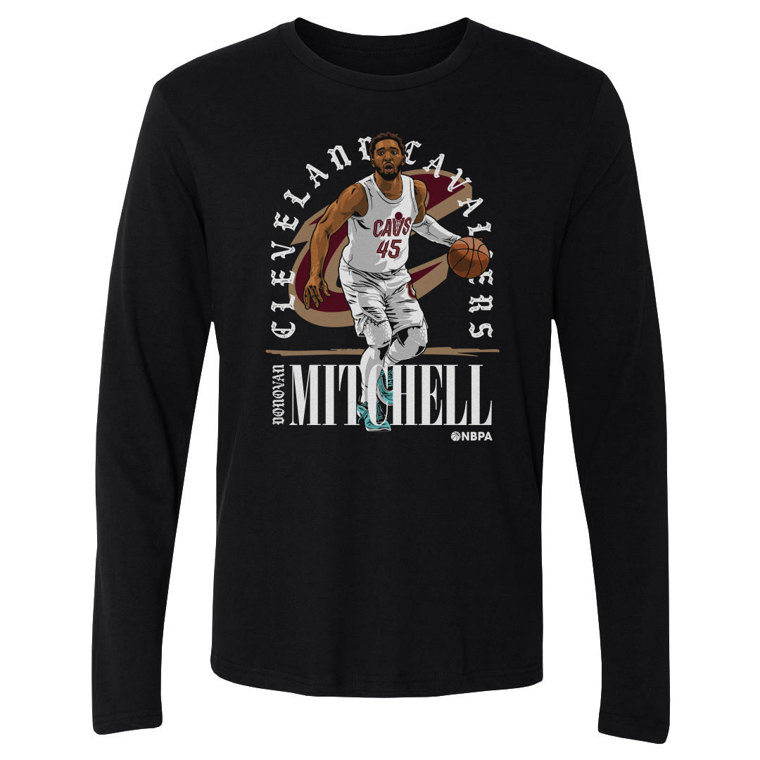 Donovan Mitchell Men&#39;s Long Sleeve T-Shirt | 500 LEVEL