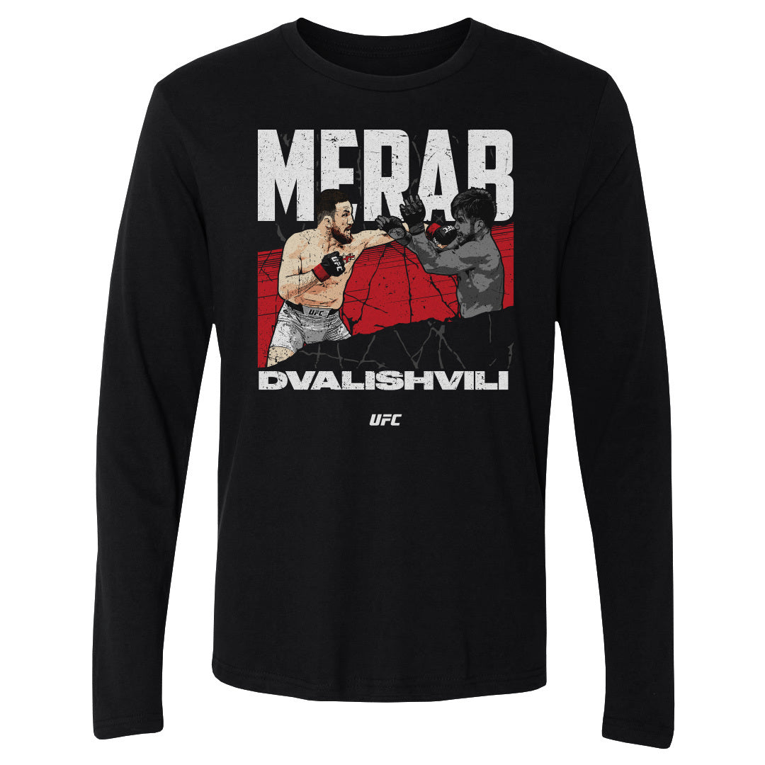 Merab Dvalishvili Men&#39;s Long Sleeve T-Shirt | 500 LEVEL