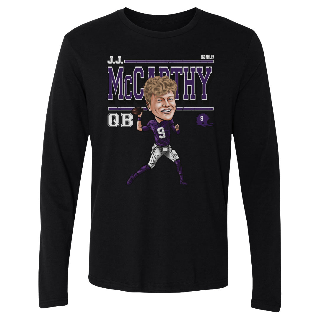 J.J. McCarthy Men&#39;s Long Sleeve T-Shirt | 500 LEVEL