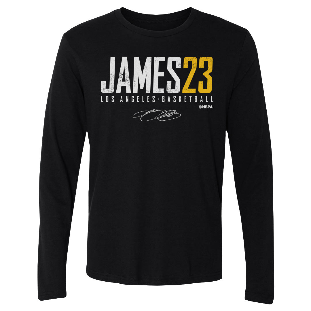 LeBron James Men&#39;s Long Sleeve T-Shirt | 500 LEVEL