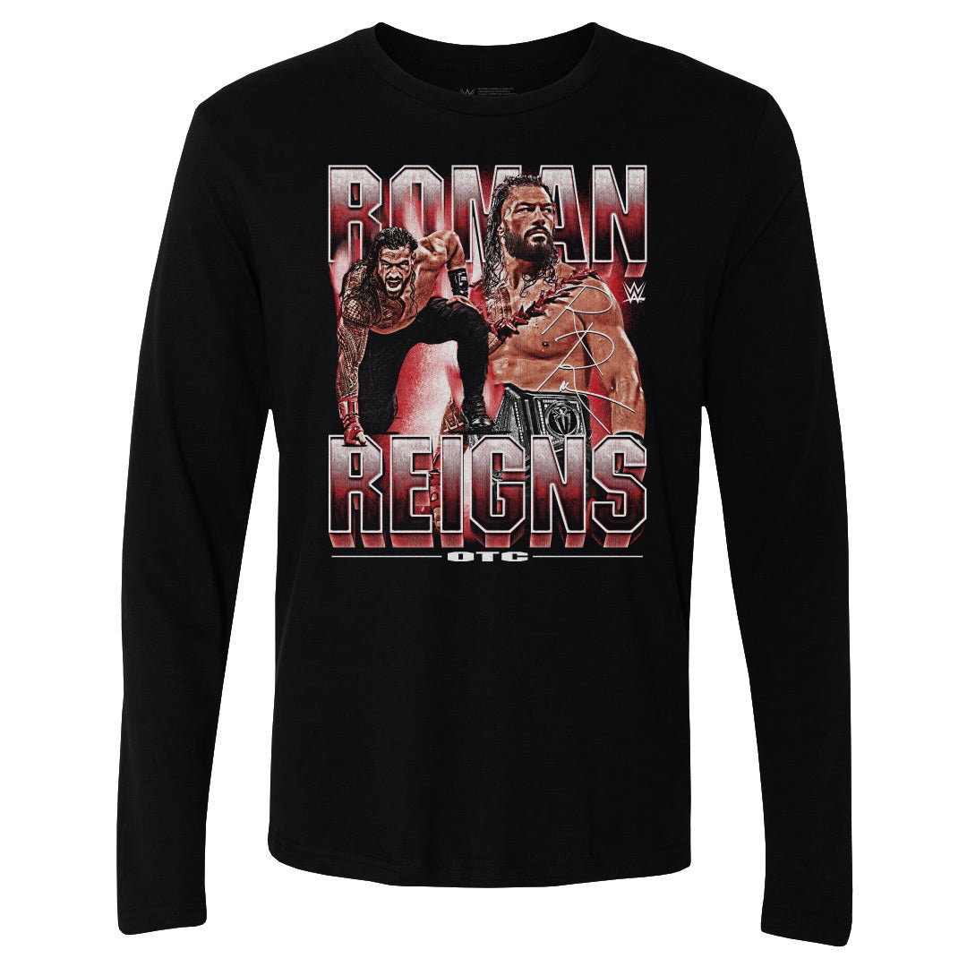 Roman Reigns Men&#39;s Long Sleeve T-Shirt | 500 LEVEL