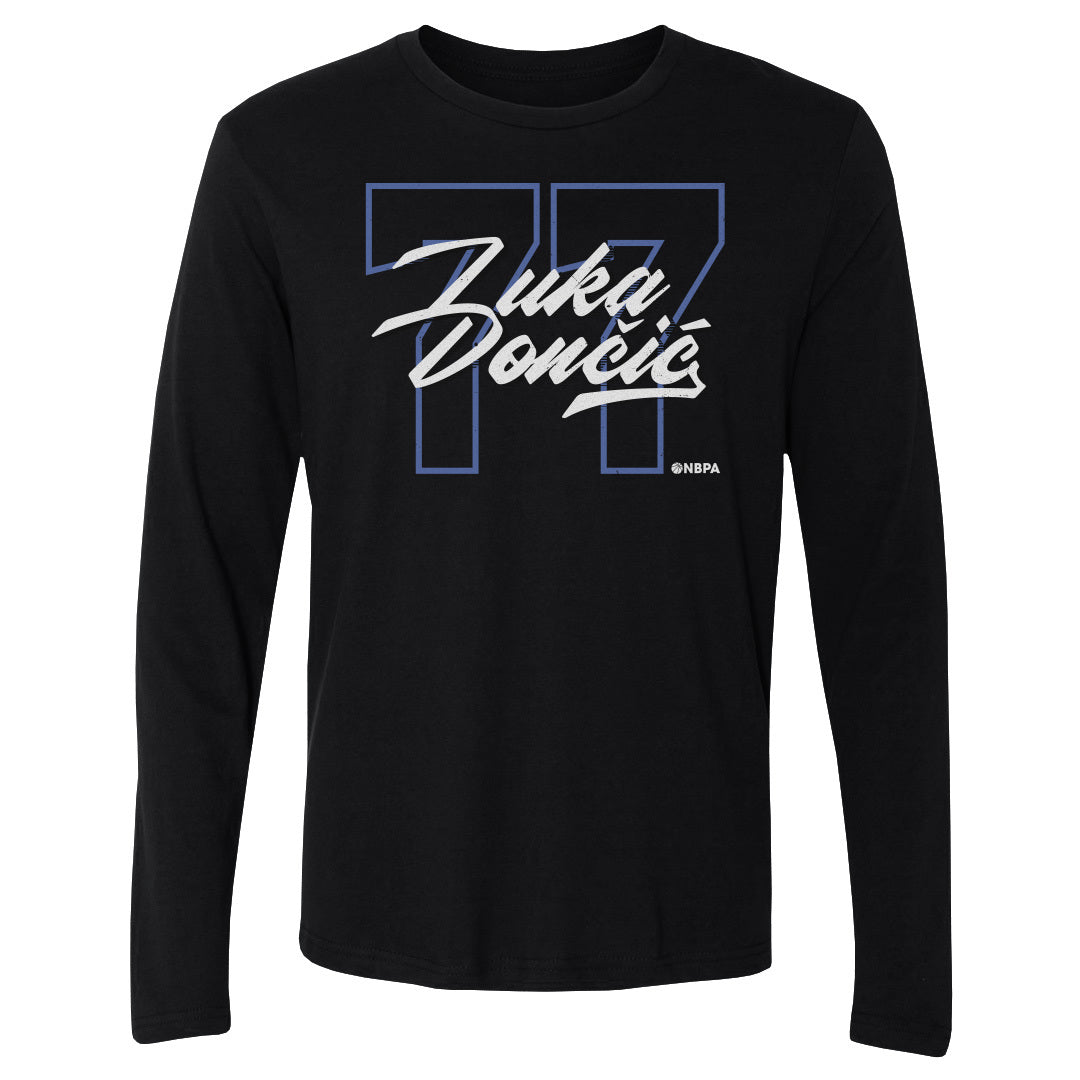 Luka Doncic Men&#39;s Long Sleeve T-Shirt | 500 LEVEL