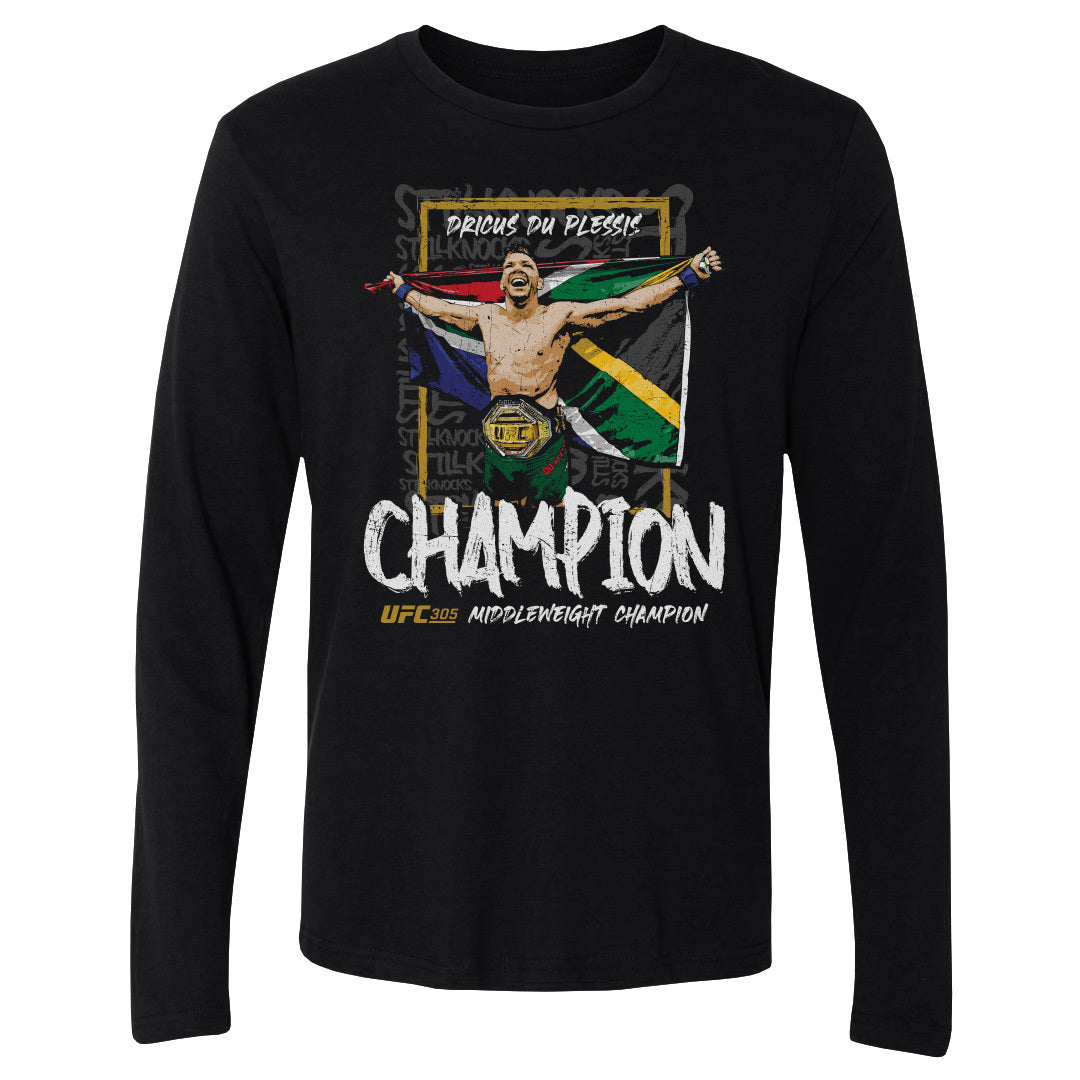 Dricus Du Plessis Men&#39;s Long Sleeve T-Shirt | 500 LEVEL