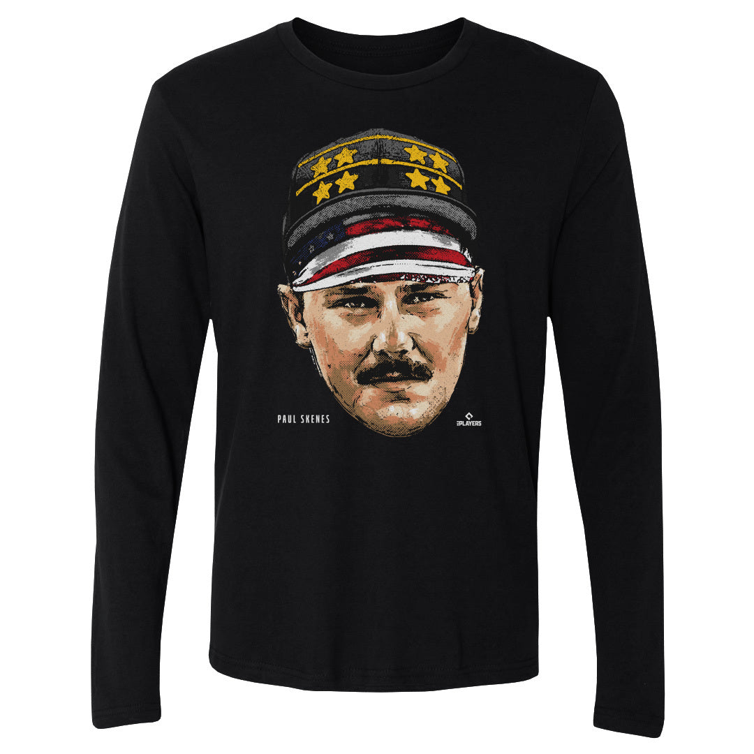 Paul Skenes Men&#39;s Long Sleeve T-Shirt | 500 LEVEL