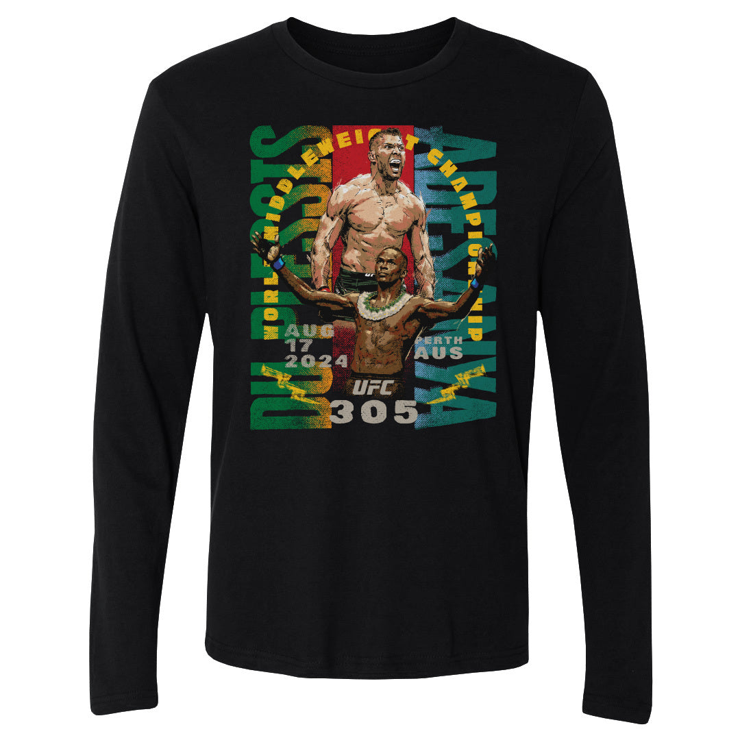 Israel Adesanya Men&#39;s Long Sleeve T-Shirt | 500 LEVEL