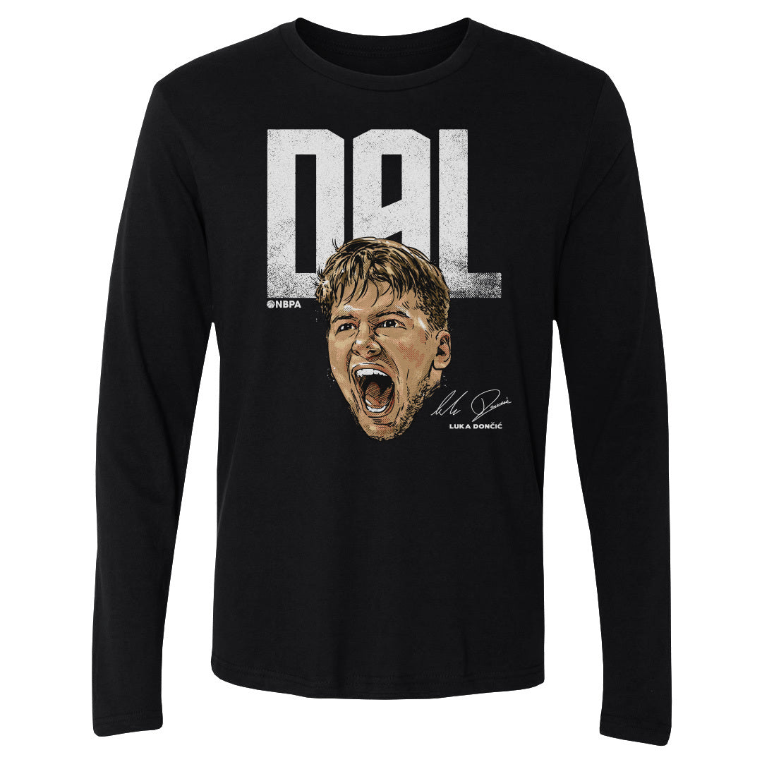 Luka Doncic Men&#39;s Long Sleeve T-Shirt | 500 LEVEL