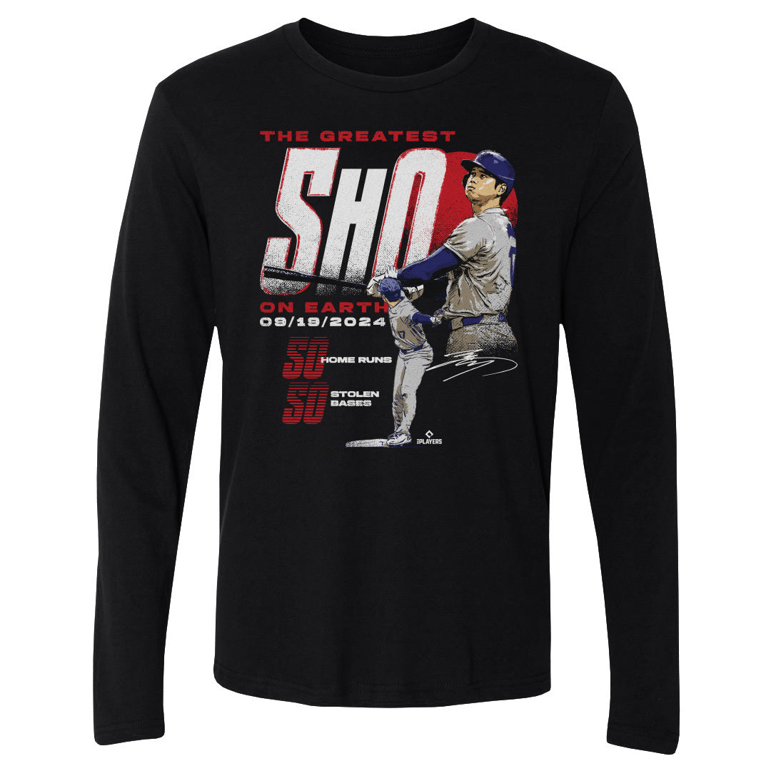 Shohei Ohtani Men&#39;s Long Sleeve T-Shirt | 500 LEVEL