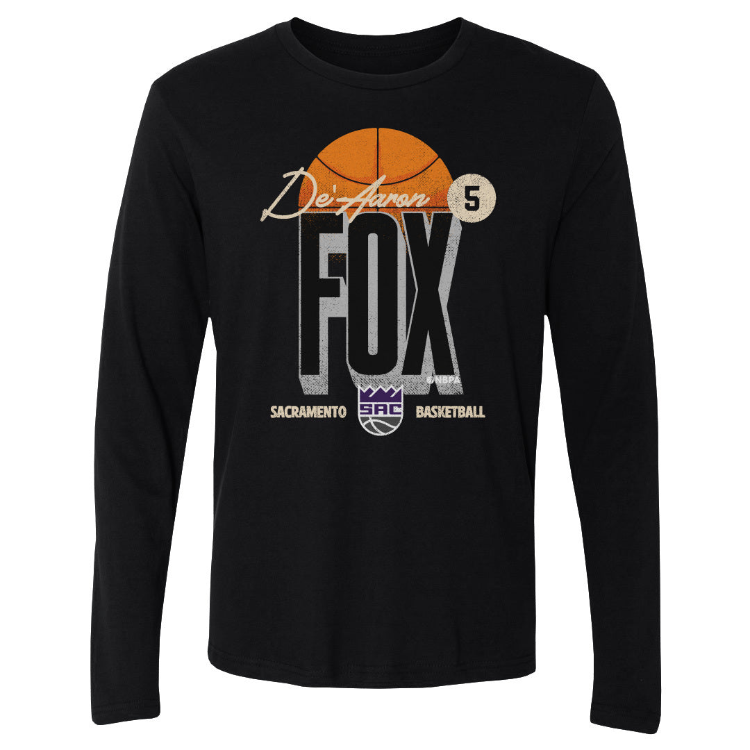 De&#39;Aaron Fox Men&#39;s Long Sleeve T-Shirt | 500 LEVEL