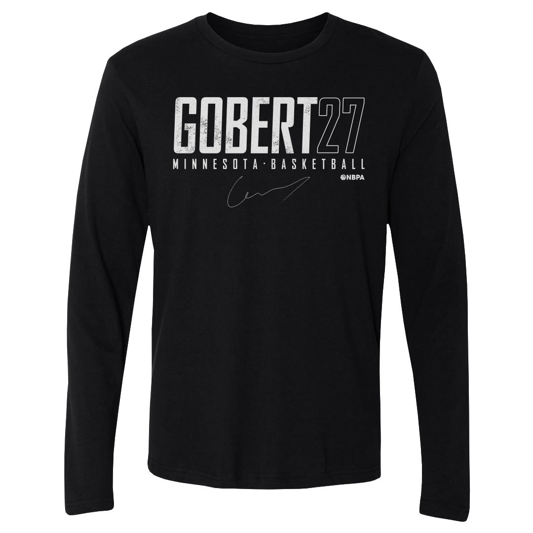 Rudy Gobert Men&#39;s Long Sleeve T-Shirt | 500 LEVEL