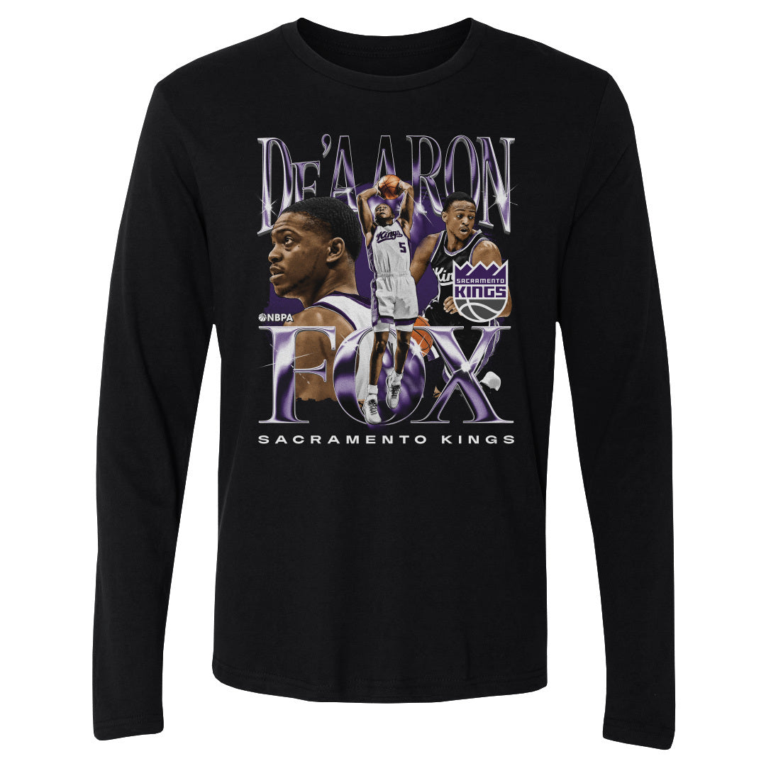 De&#39;Aaron Fox Men&#39;s Long Sleeve T-Shirt | 500 LEVEL