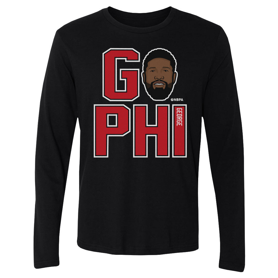 Paul George Men&#39;s Long Sleeve T-Shirt | 500 LEVEL