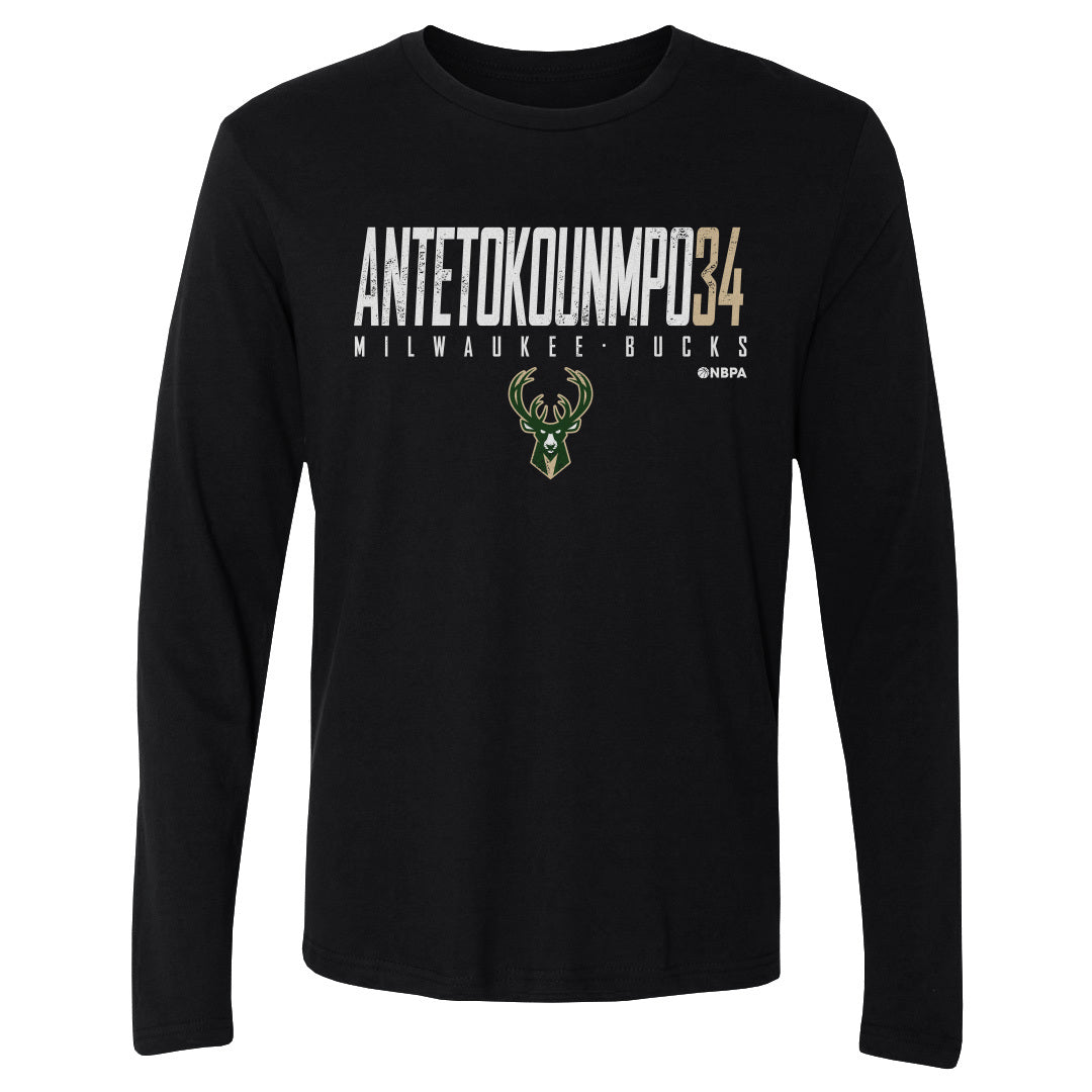 Giannis Antetokounmpo Men&#39;s Long Sleeve T-Shirt | 500 LEVEL