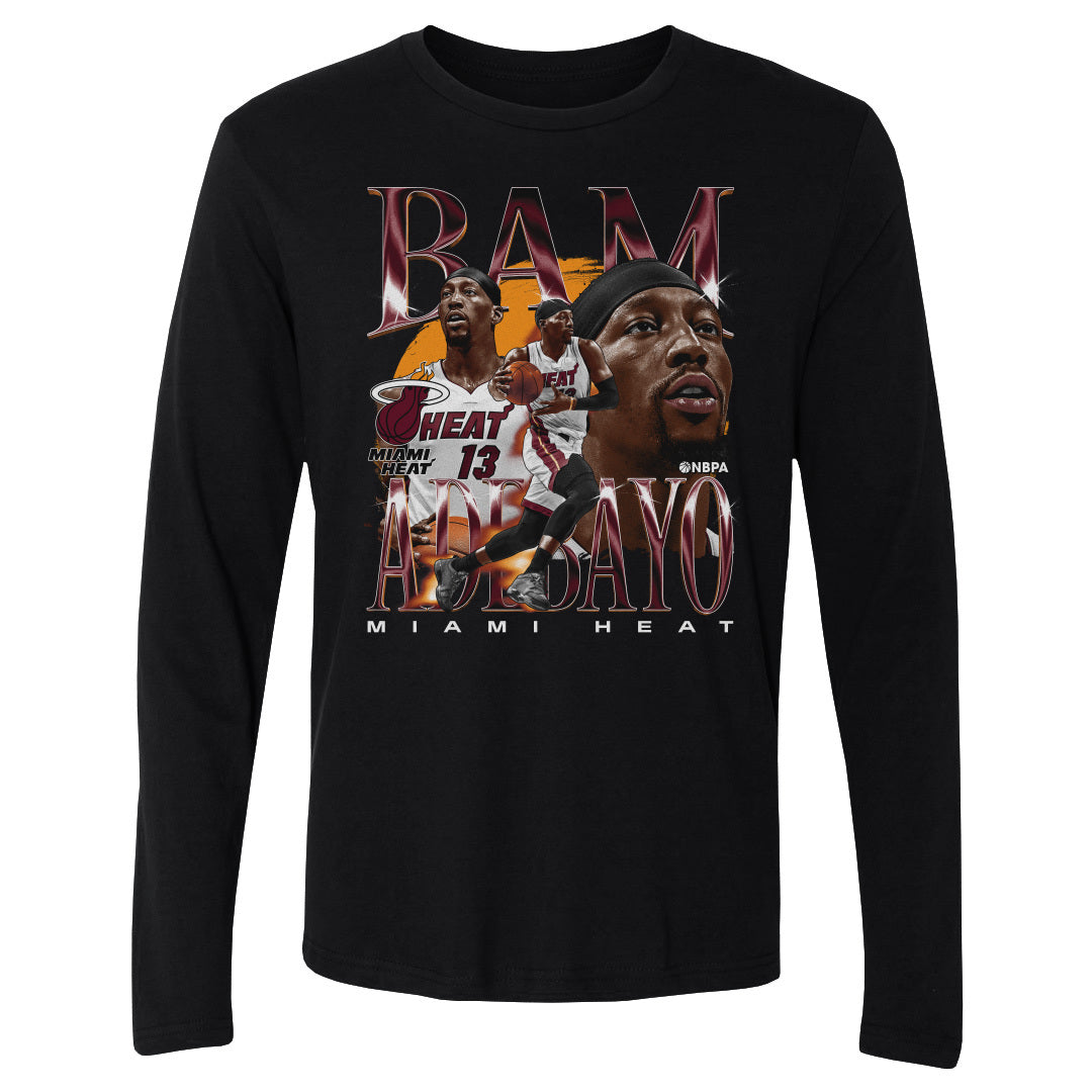 Bam Adebayo Men&#39;s Long Sleeve T-Shirt | 500 LEVEL