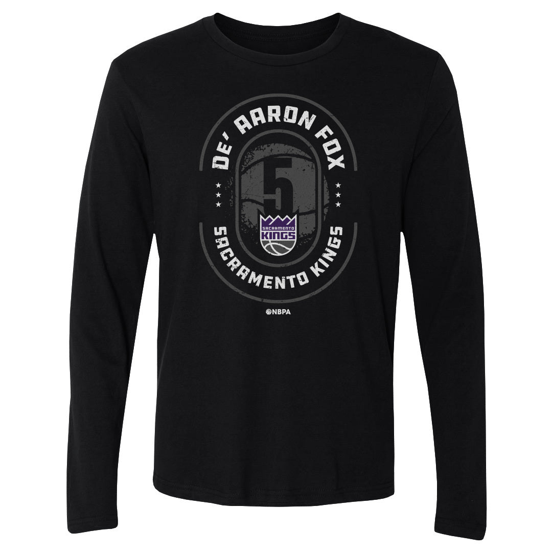 De&#39;Aaron Fox Men&#39;s Long Sleeve T-Shirt | 500 LEVEL