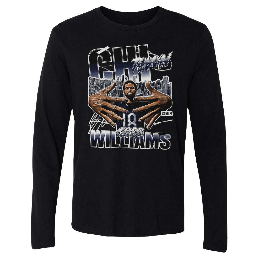 Caleb Williams Men&#39;s Long Sleeve T-Shirt | 500 LEVEL