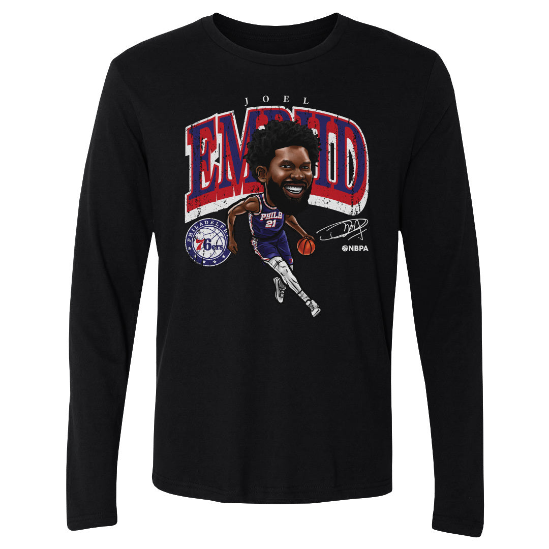 Joel Embiid Men&#39;s Long Sleeve T-Shirt | 500 LEVEL