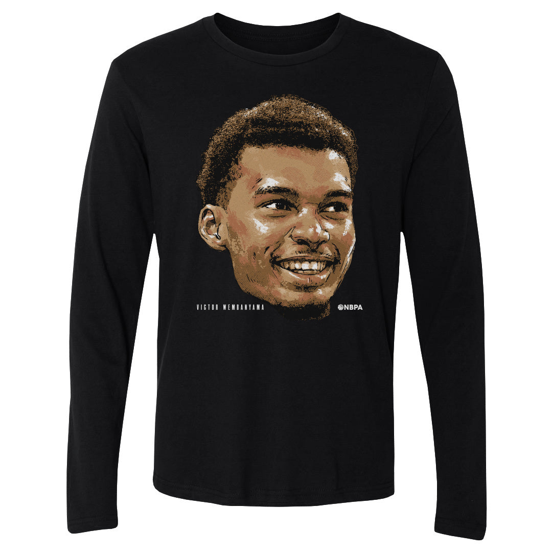 Victor Wembanyama Men&#39;s Long Sleeve T-Shirt | 500 LEVEL