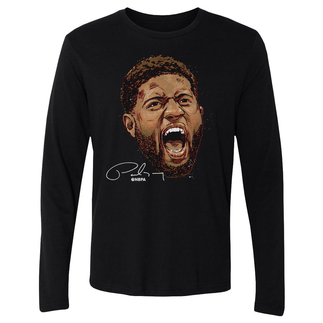 Paul George Men&#39;s Long Sleeve T-Shirt | 500 LEVEL