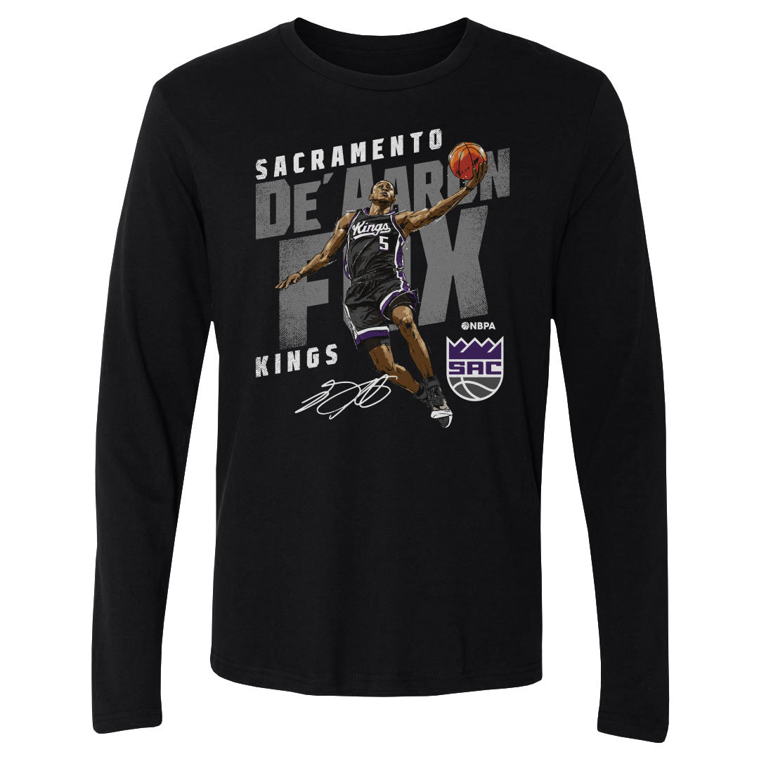 De&#39;Aaron Fox Men&#39;s Long Sleeve T-Shirt | 500 LEVEL