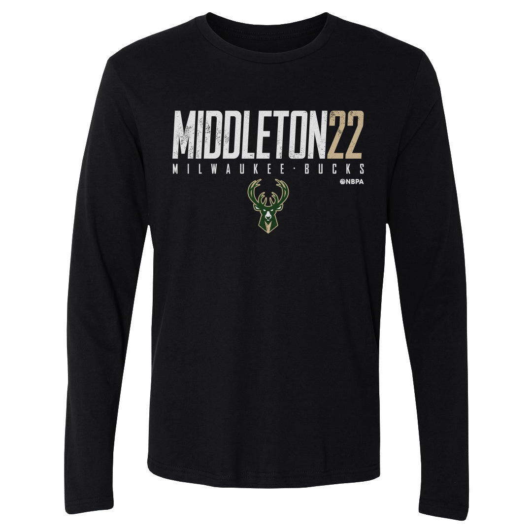 Khris Middleton Men&#39;s Long Sleeve T-Shirt | 500 LEVEL