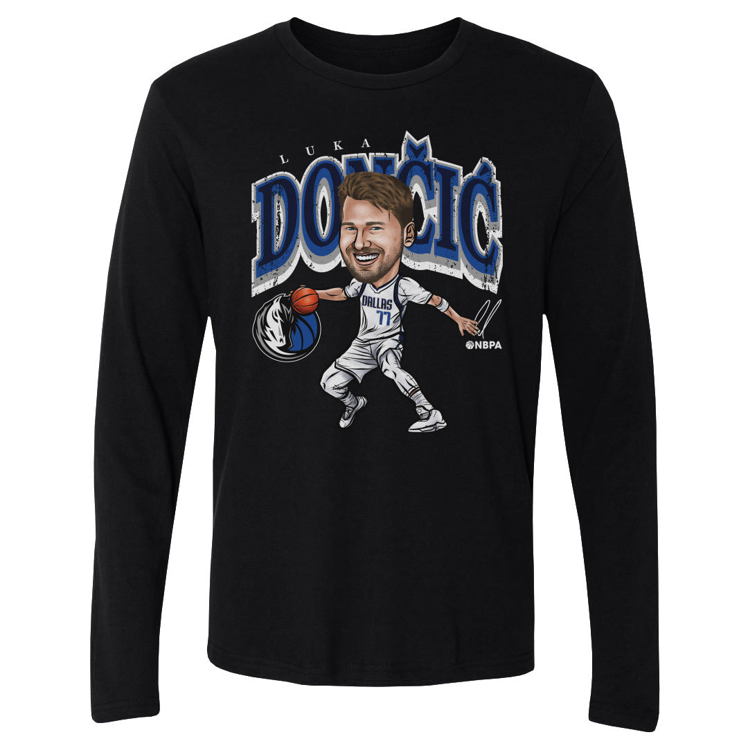 Luka Doncic Men&#39;s Long Sleeve T-Shirt | 500 LEVEL