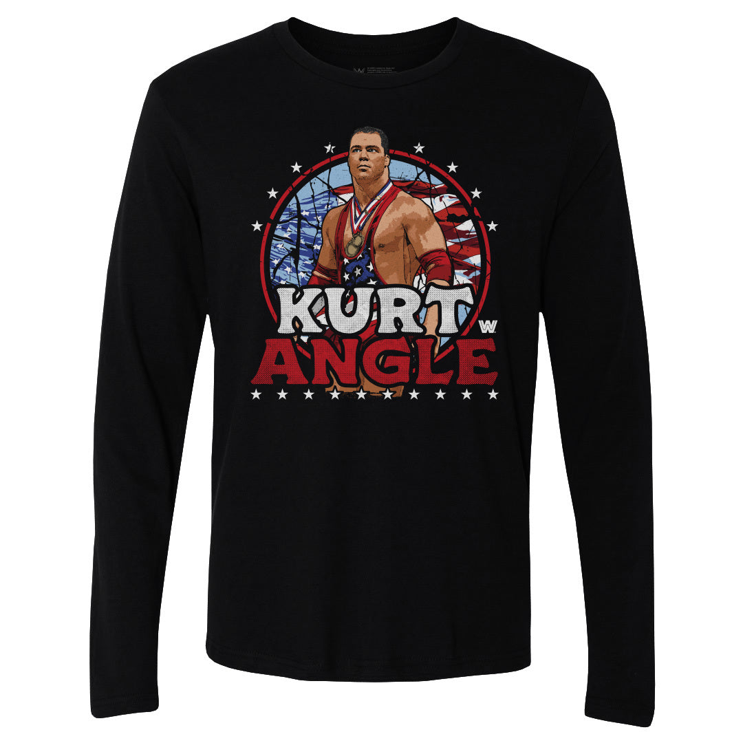 Kurt Angle Men&#39;s Long Sleeve T-Shirt | 500 LEVEL