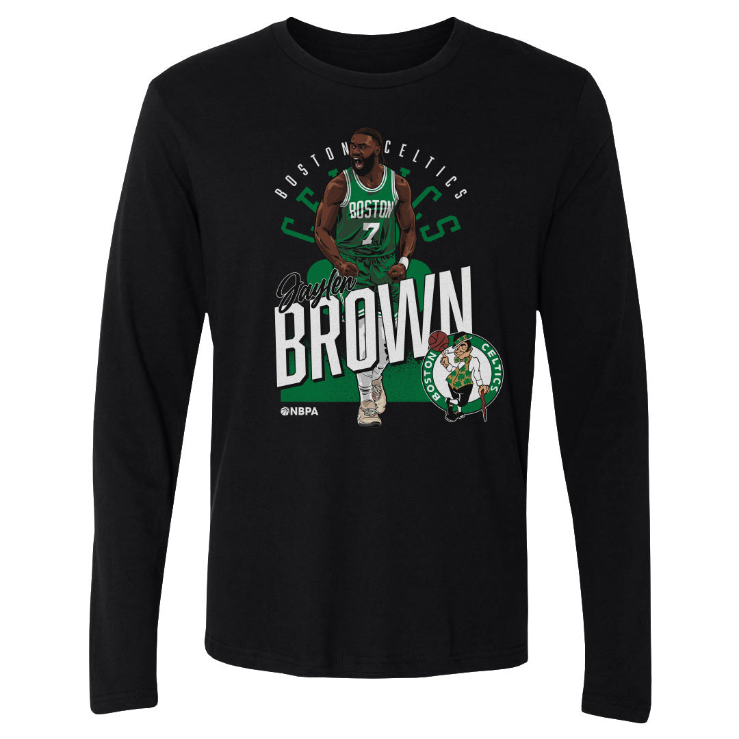 Jaylen Brown Men&#39;s Long Sleeve T-Shirt | 500 LEVEL