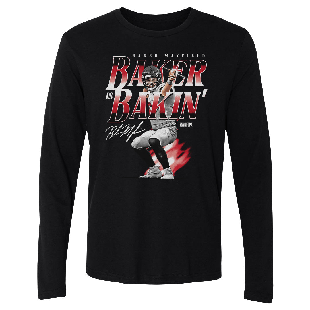 Baker Mayfield Men&#39;s Long Sleeve T-Shirt | 500 LEVEL