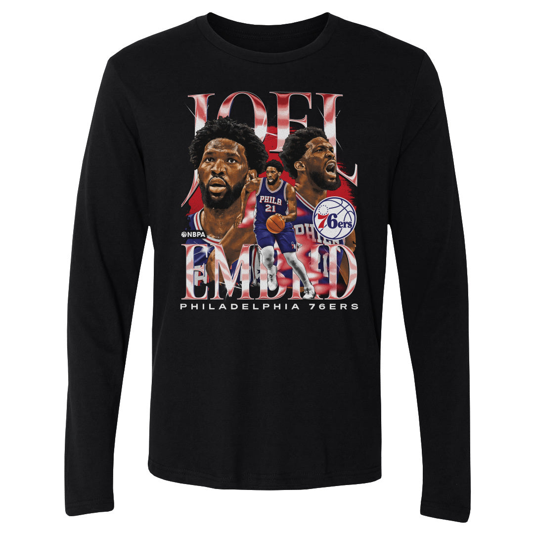 Joel Embiid Men&#39;s Long Sleeve T-Shirt | 500 LEVEL