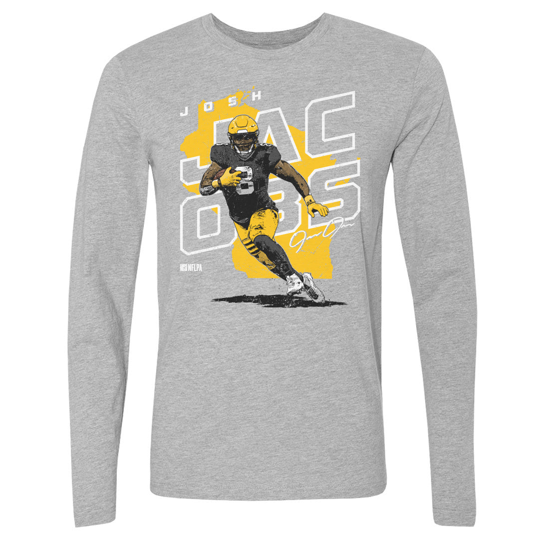 Josh Jacobs Men&#39;s Long Sleeve T-Shirt | 500 LEVEL