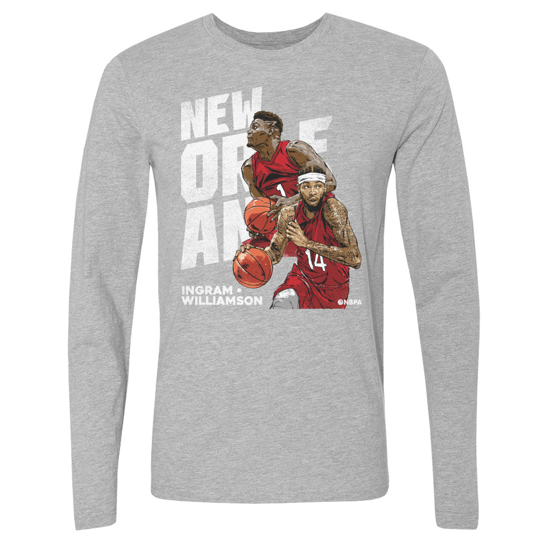 Zion Williamson Men&#39;s Long Sleeve T-Shirt | 500 LEVEL