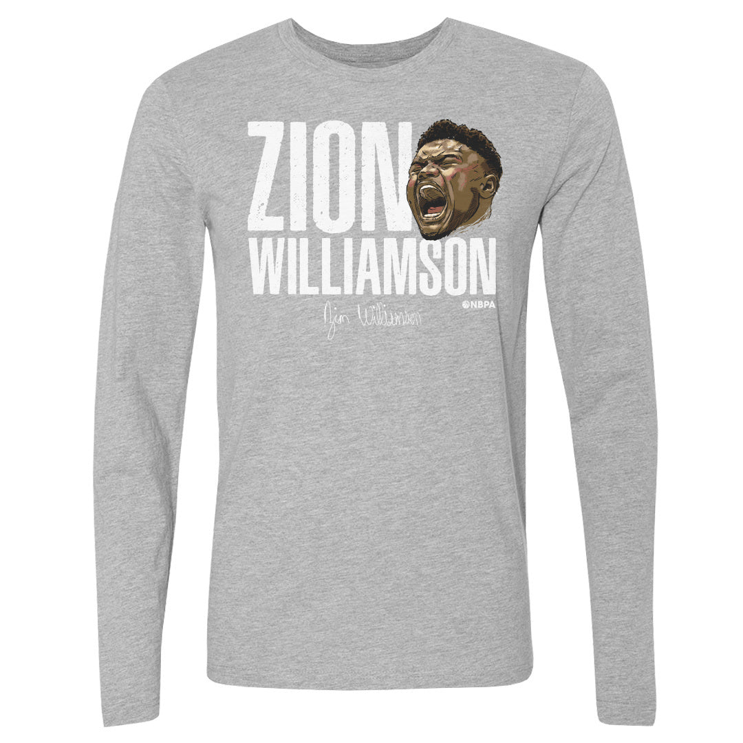 Zion Williamson Men&#39;s Long Sleeve T-Shirt | 500 LEVEL