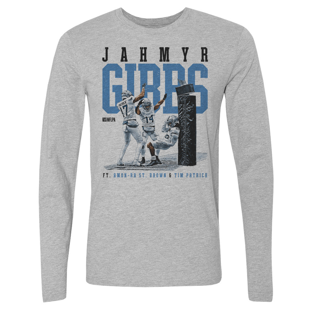 Jahmyr Gibbs Men&#39;s Long Sleeve T-Shirt | 500 LEVEL