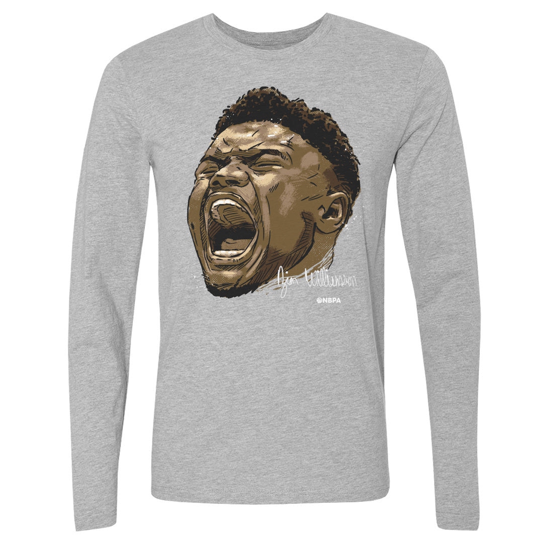 Zion Williamson Men&#39;s Long Sleeve T-Shirt | 500 LEVEL