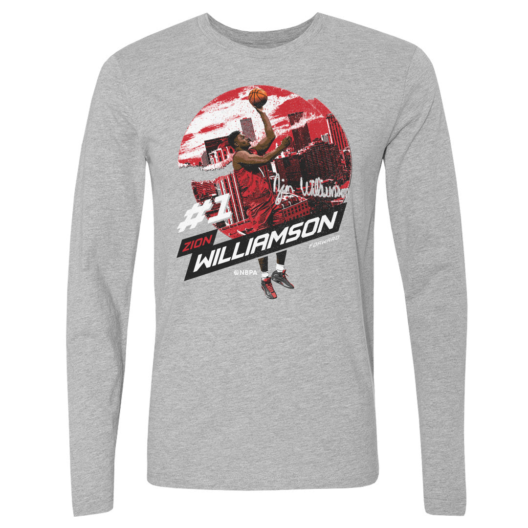 Zion Williamson Men&#39;s Long Sleeve T-Shirt | 500 LEVEL