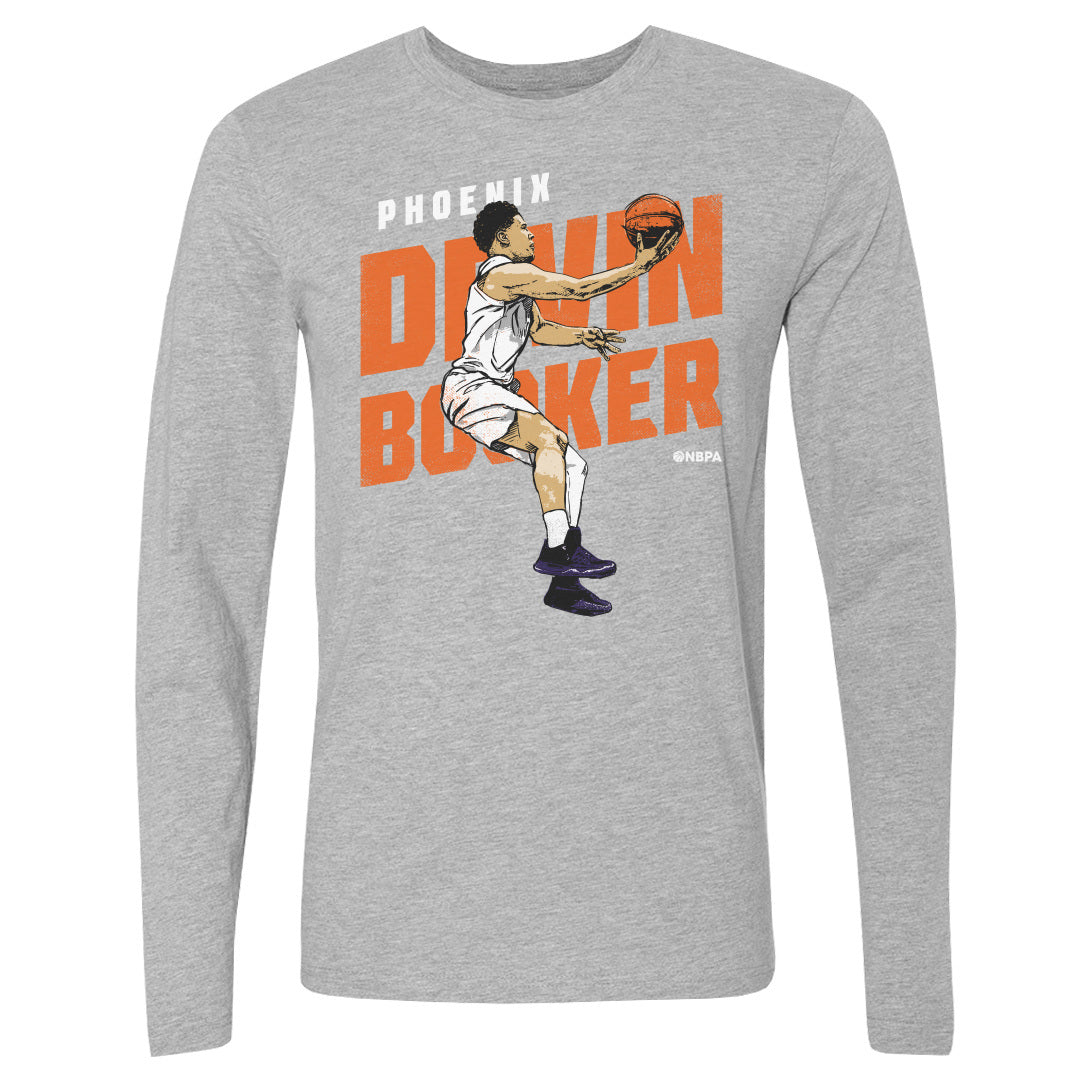 Devin Booker Men&#39;s Long Sleeve T-Shirt | 500 LEVEL