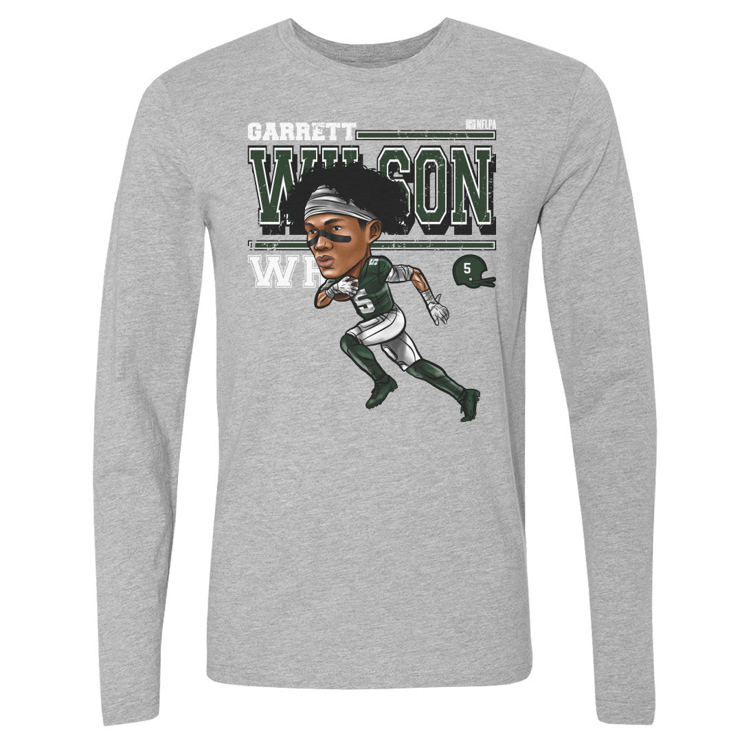 Garrett Wilson Men&#39;s Long Sleeve T-Shirt | 500 LEVEL