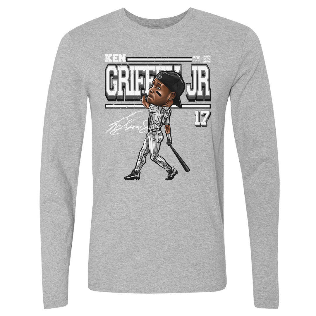 Ken Griffey Jr. Men&#39;s Long Sleeve T-Shirt | 500 LEVEL