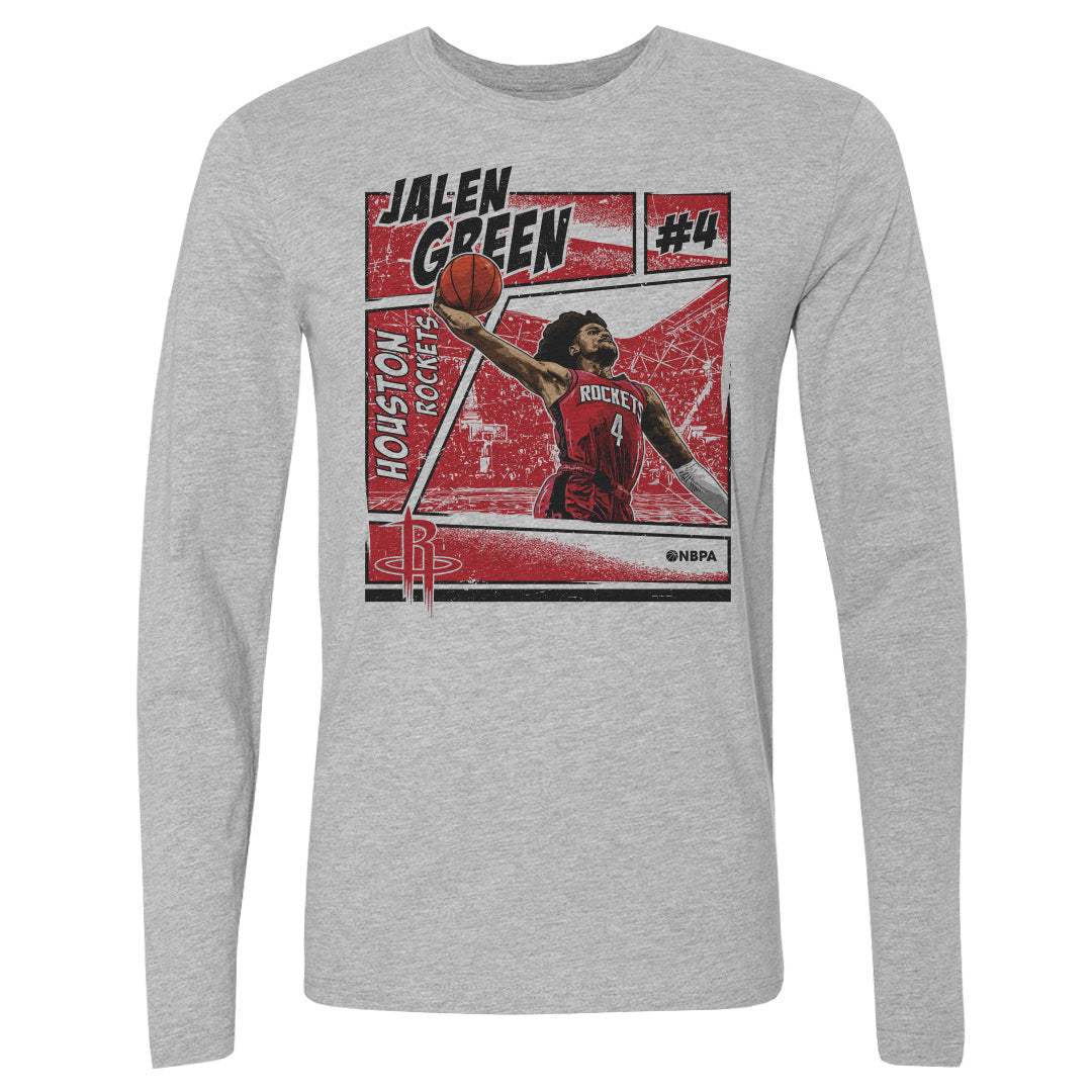 Jalen Green Men&#39;s Long Sleeve T-Shirt | 500 LEVEL