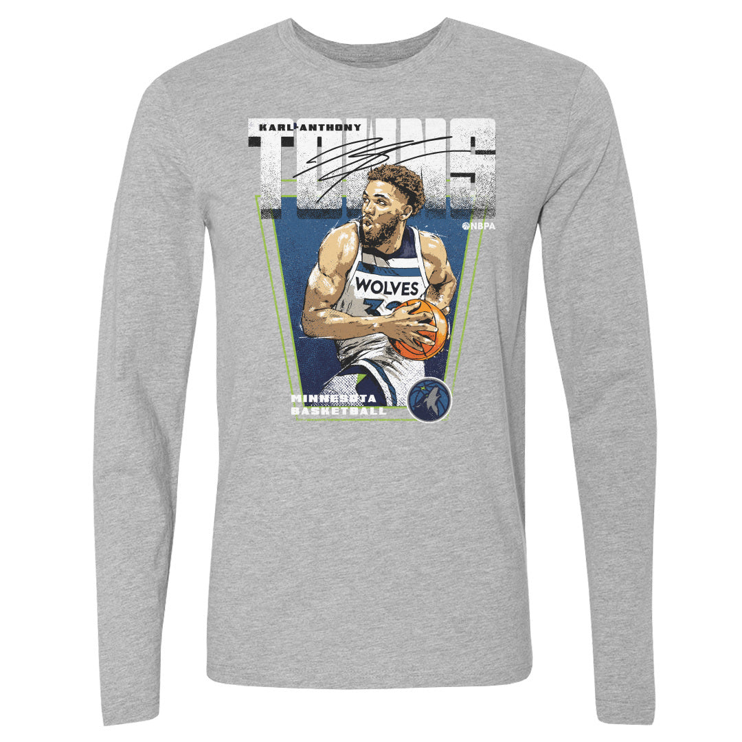 Karl-Anthony Towns Men&#39;s Long Sleeve T-Shirt | 500 LEVEL