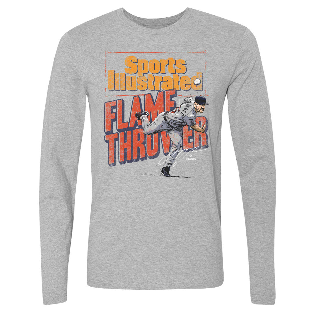 Justin Verlander Men&#39;s Long Sleeve T-Shirt | 500 LEVEL