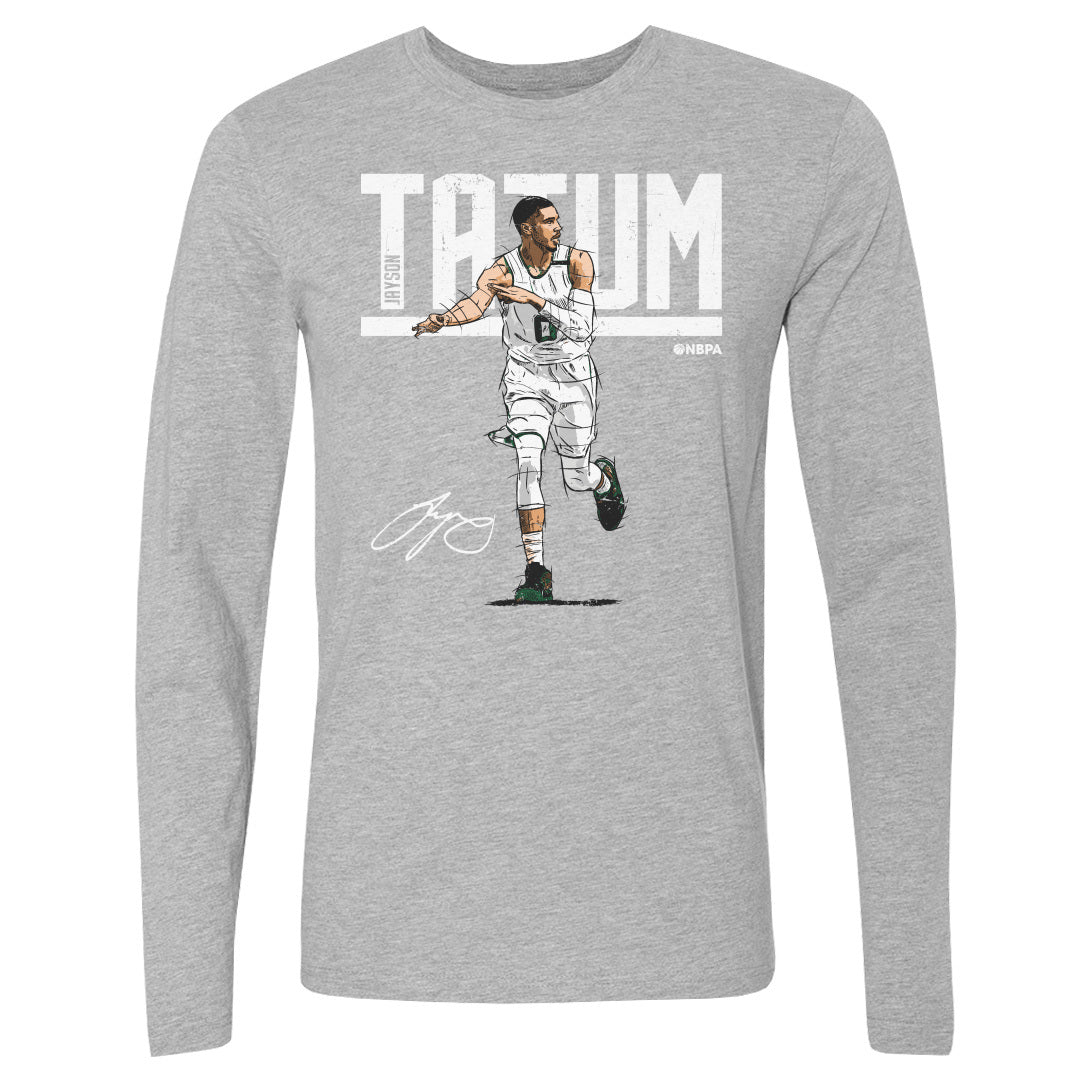 Jayson Tatum Men&#39;s Long Sleeve T-Shirt | 500 LEVEL